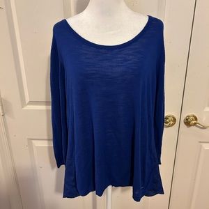 Calvin Klein royal blue blouse Large